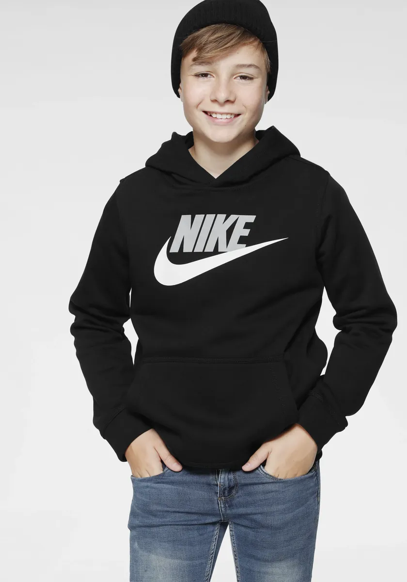 

Толстовка с капюшоном Nike Sportswear "Club Fleece Big Kids' Pullover Hoodie", черный