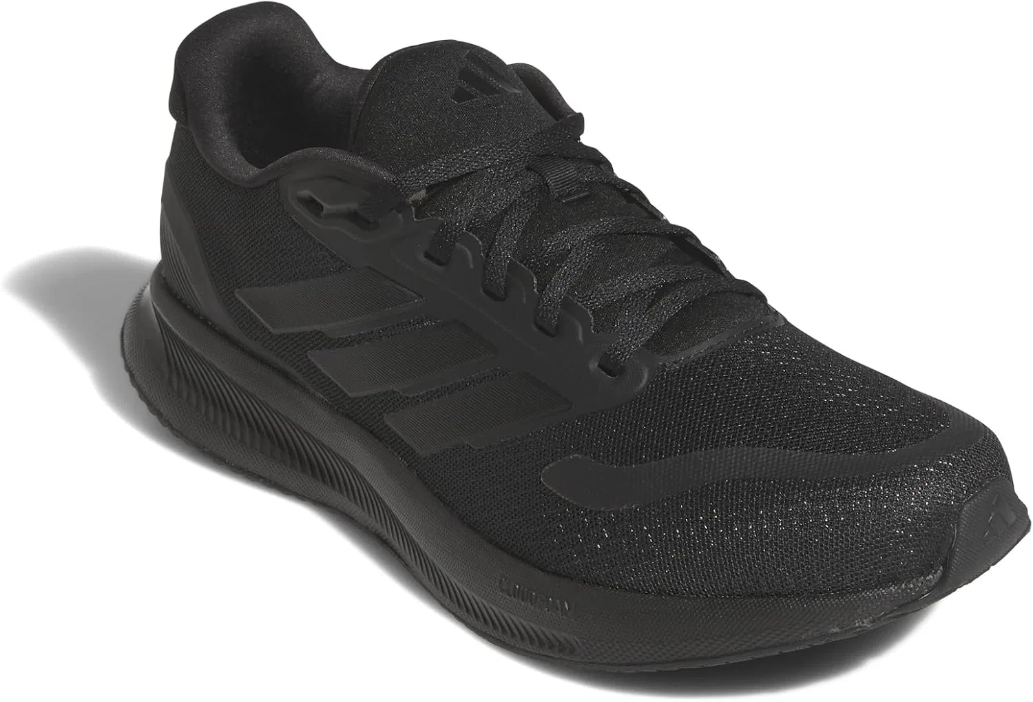 Мужские беговые кроссовки Adidas Runfalcon 5 Wide, Coreblack Coreblack Ftwwht — фото 3