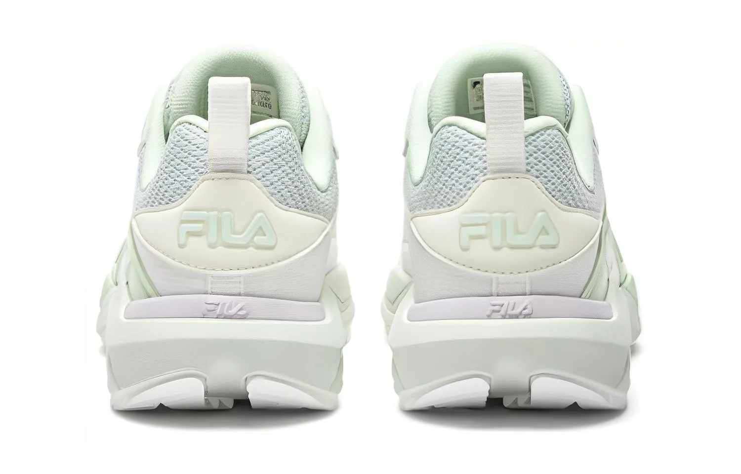 FILA KIDS Детские низкие уличные кроссовки, устойчивые к истиранию, белый, светло-зеленый, синий — фото 4