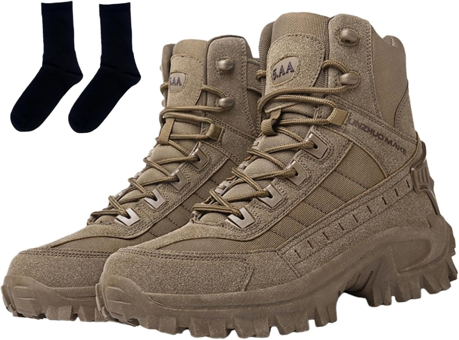 

Походные ботинки с легким надеванием, мужские походные ботинки с боковой молнией для прогулок, походов и кемпинга в любое время года Generic, 02