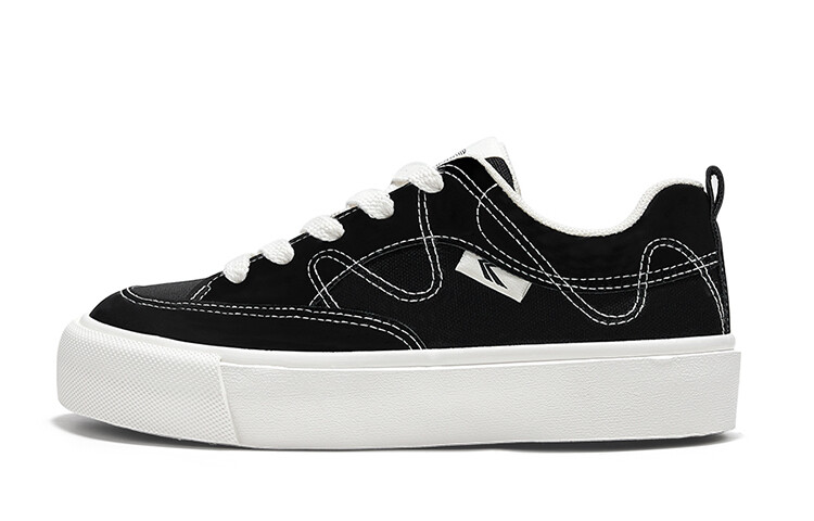 

Кроссовки Feiyue Skateboarding Shoes Women's Low-top Black, черный