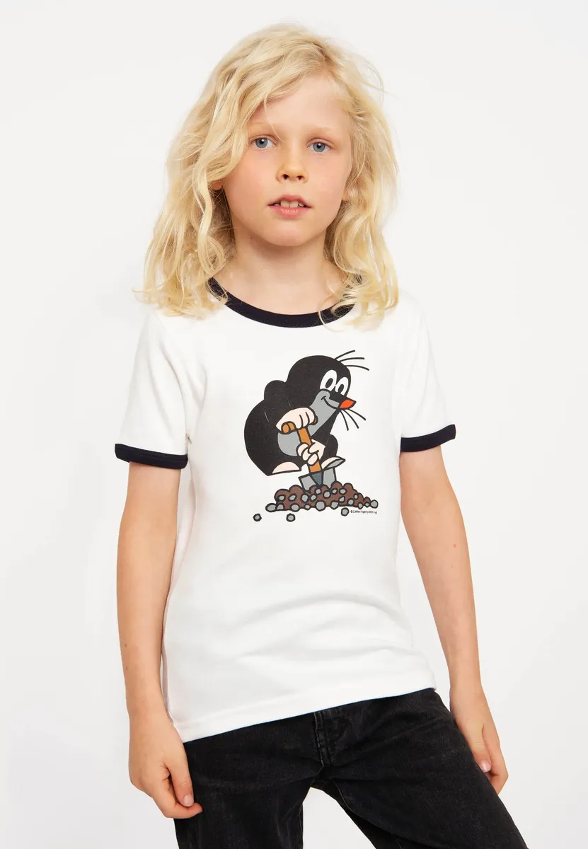 Logoshirt Футболка "Крот" с классным принтом, синий — фото 2