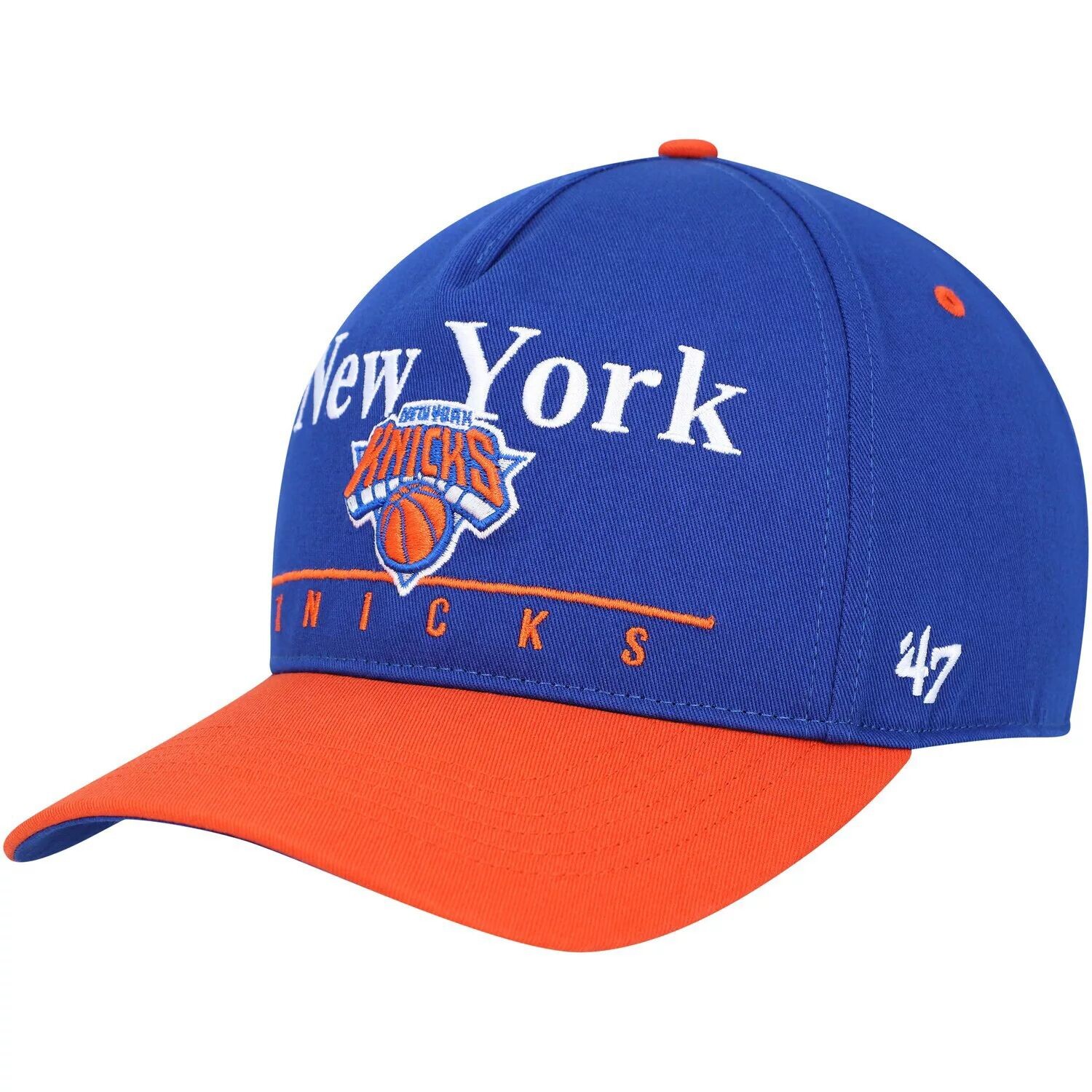 

Мужская регулируемая кепка синего/оранжевого цвета New York Knicks Super Hitch '47