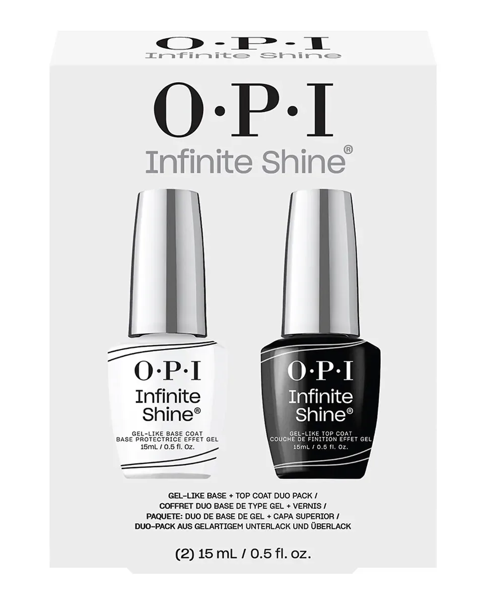 Набор Duo Лак для ногтей долгого действия Infinite Shine Верхнее покрытие + Базовое покрытие Opi — фото 2
