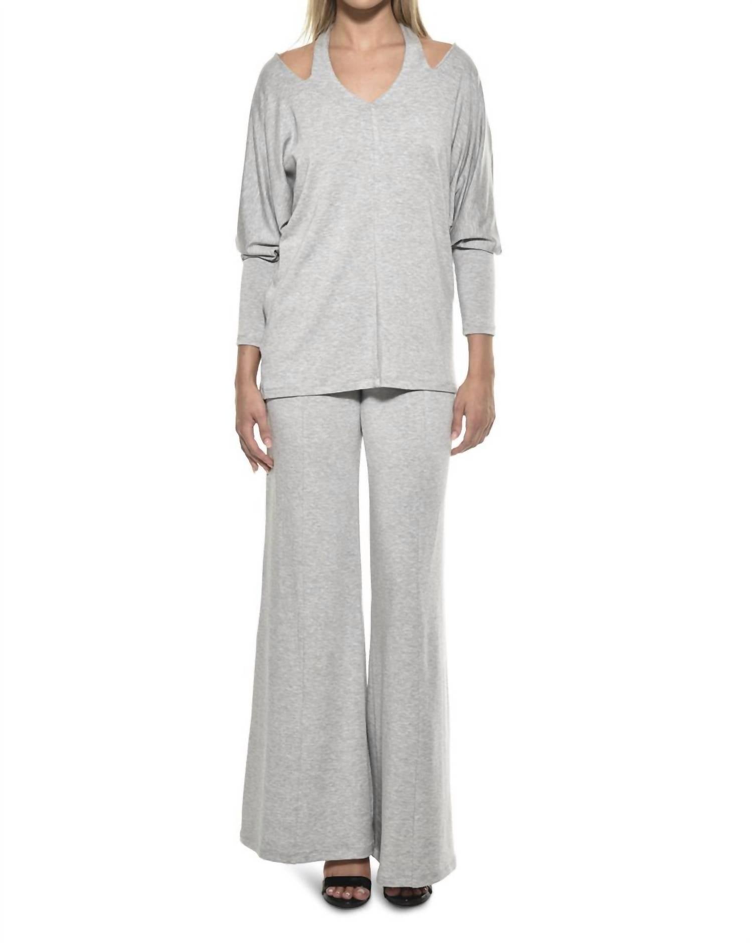 

Топ Larsa серого цвета Julian Chang, серый