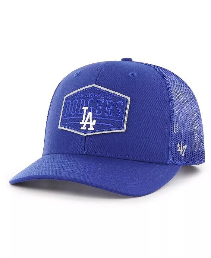 

Мужская регулируемая шляпа Royal Los Angeles Dodgers Ridgeline с нашивкой в ​​тон Trucker '47 Brand