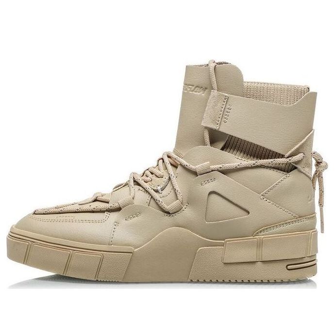 Кеды (WMNS) Li-Ning Counterflow Hi 'Triple Beige', хаки