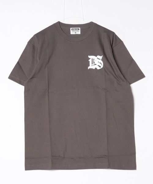 

DOUBLE STEAL Футболка, крой оверсайз, бренд DS One Point, цвет угольно-серый