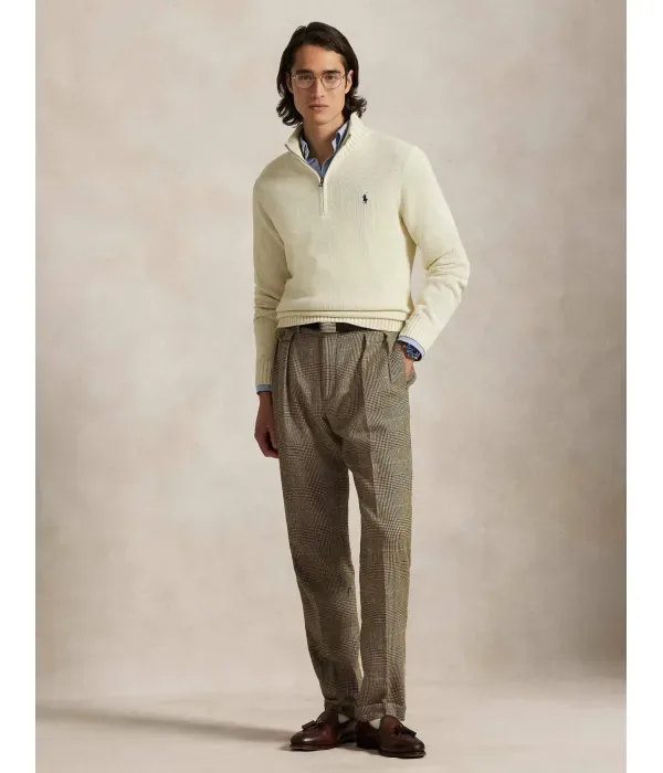 Свитер regular fit Polo Ralph Lauren, кремовый — фото 2