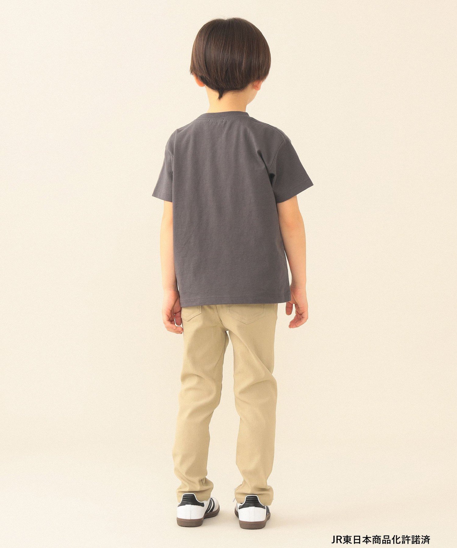 Футболка JR обычная линия T Beams Mini, charcoal