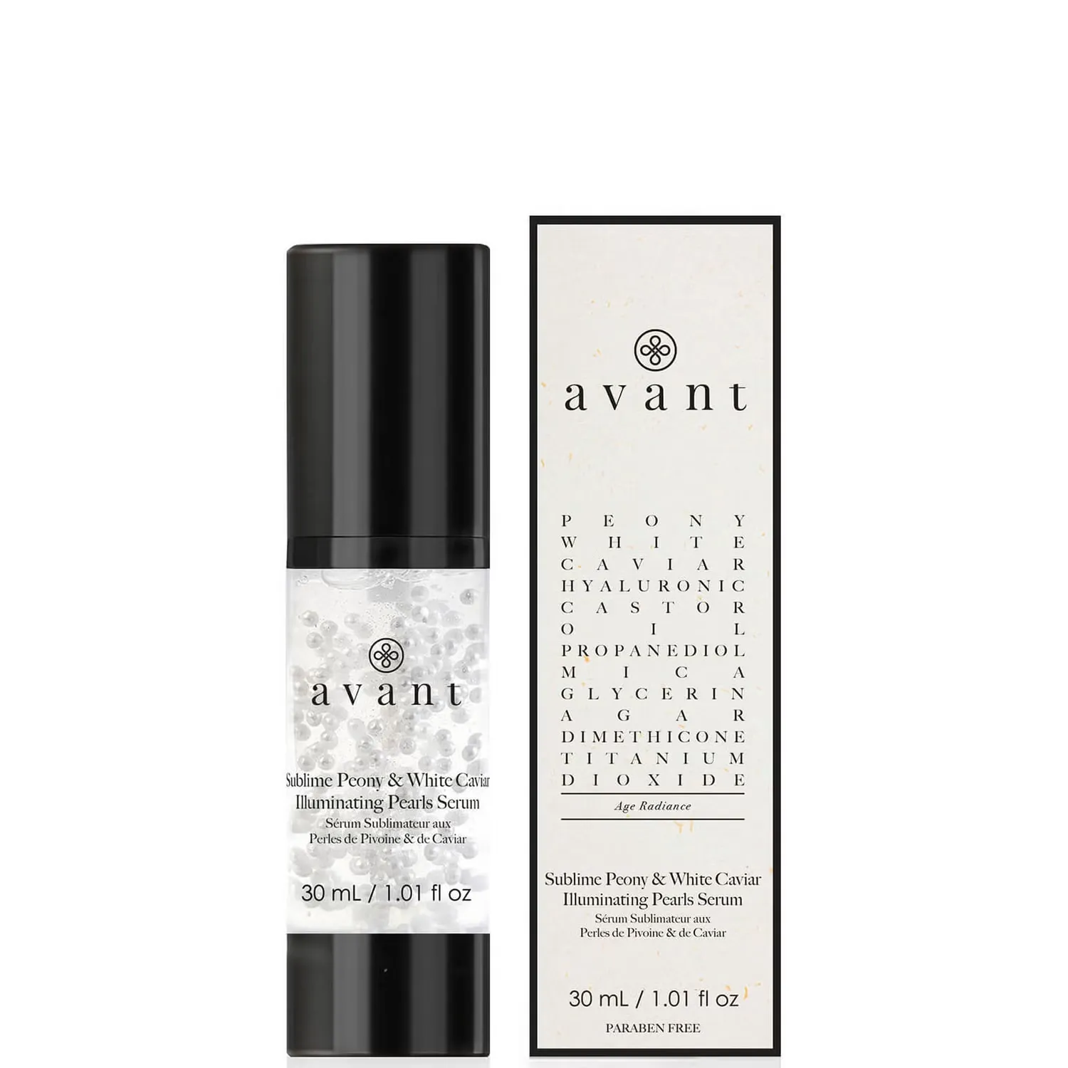 

Sublime Peony and White Caviar Illuminating Caviar Pearls Avant Сыворотка для ухода за кожей 30 мл Avant Skincare