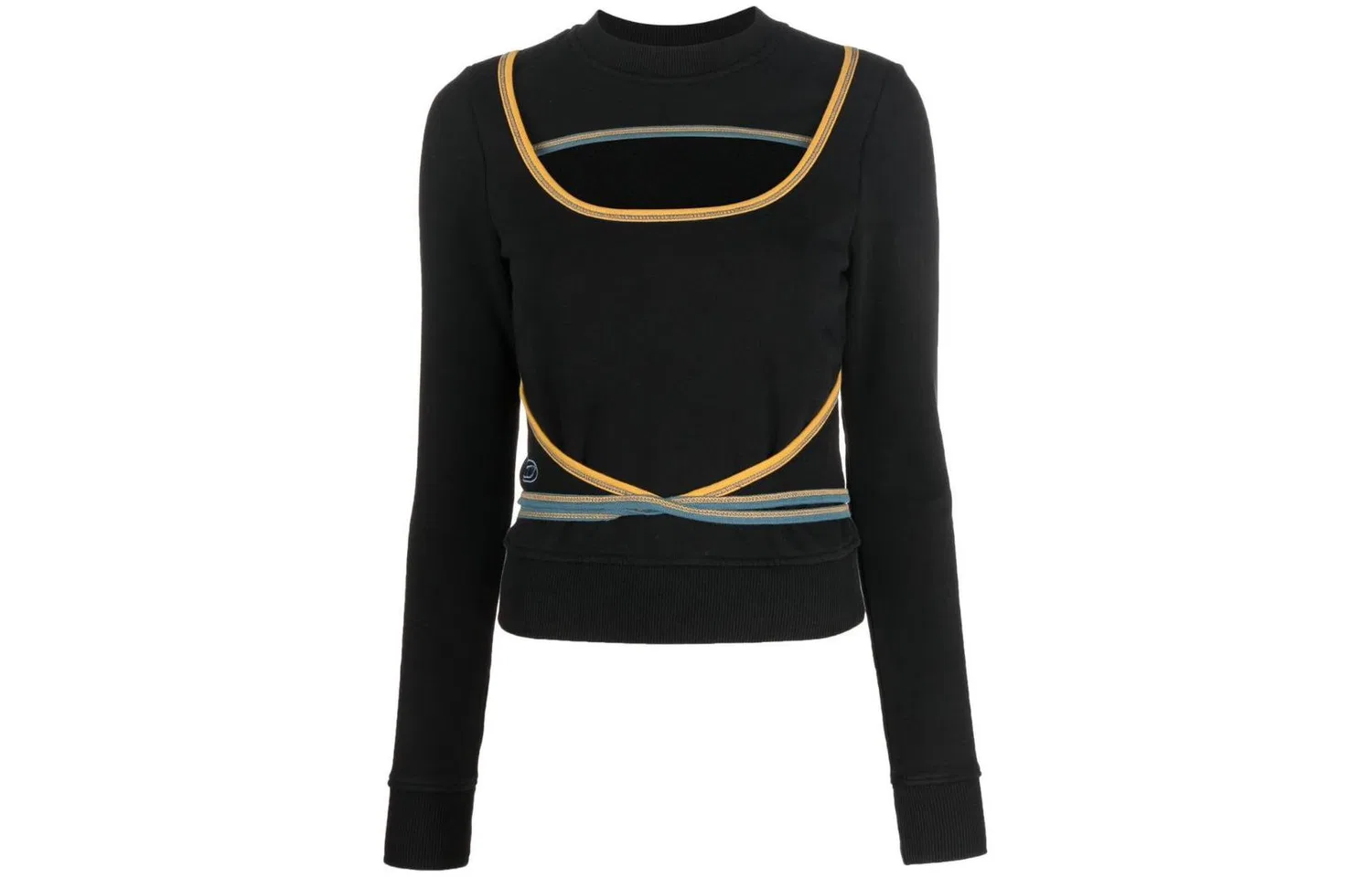 Свитшот женский Black Square Collar Moderate Regular DIESEL