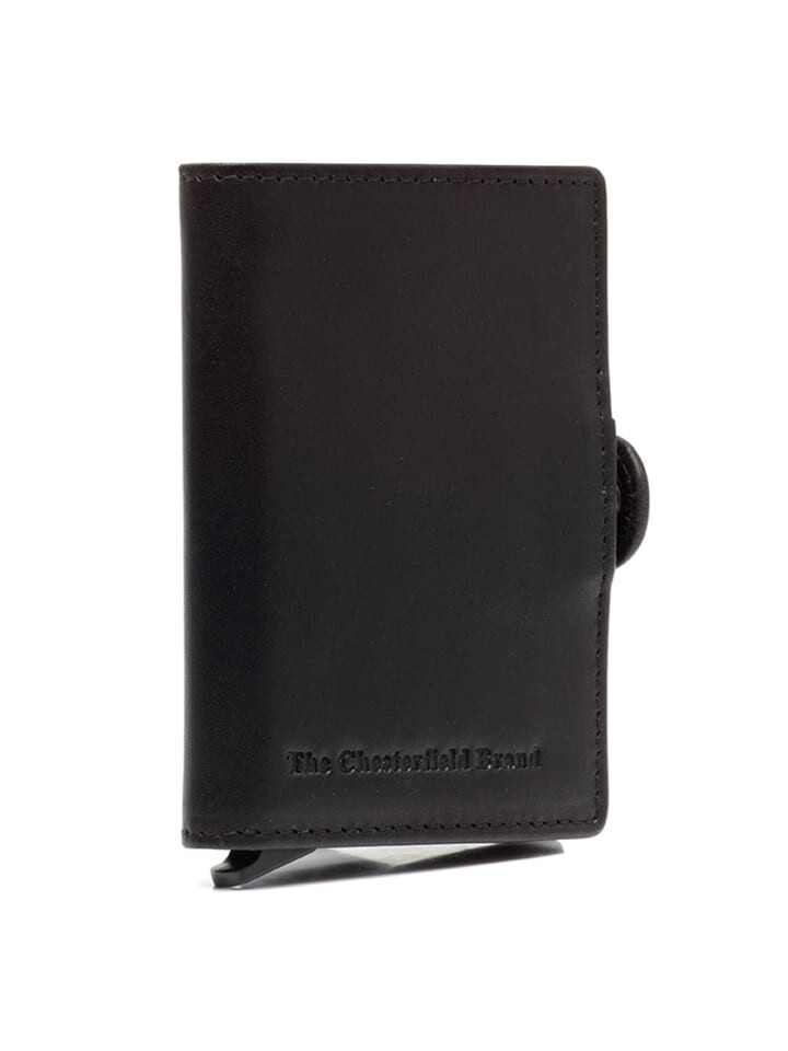 

Кошелек The Chesterfield Brand Lagos Kreditkartenetui RFID Schutz Leder 6.5 cm, черный