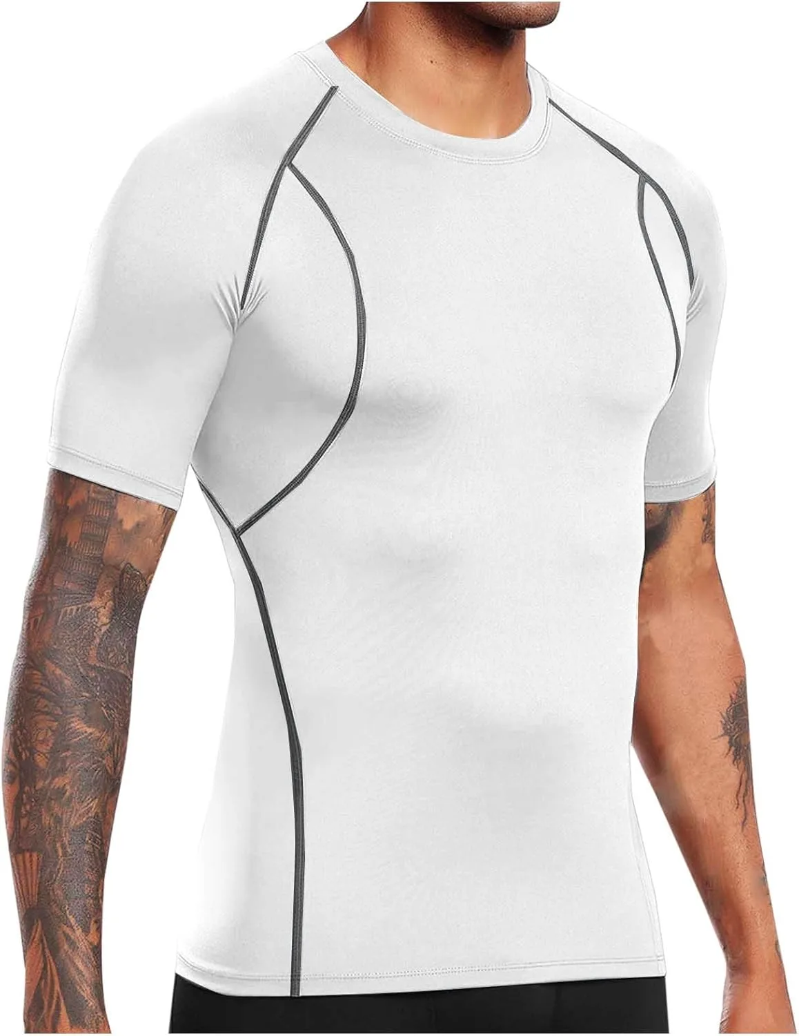 Мужская футболка для спортзала Slim Fit Quick Dry — фото 2