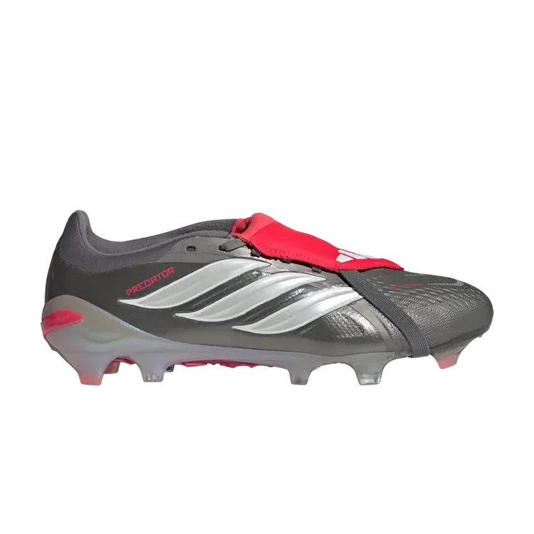 Adidas Predator Pro Fold Over Tongue FG 'Iron Metallic Zero Metallic Lucid Red'