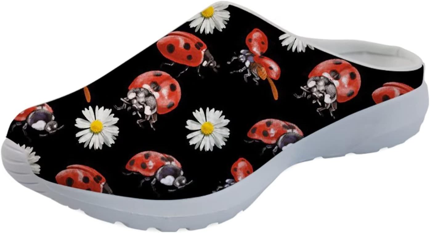 

Садовые сабо Forchrinse с милым принтом лапок собак, нескользящие обувь для шеф-поваров, медсестер и врачей, сандалии для мужчин и женщин, красный