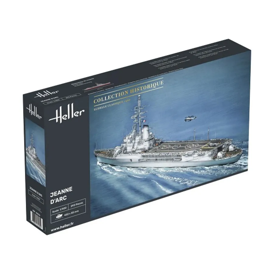 

Французский вертолетоносец «Жанна Д'Арк», Historical Model Kits (1:400) (Heller Models)