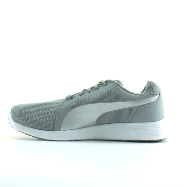 St evo блестящие синтетические женские кроссовки на шнуровке Puma, серый — фото 4