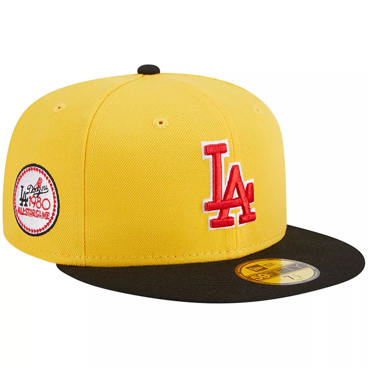 

Мужская облегающая шляпа New Era желто-черная Los Angeles Dodgers Grilled 59FIFTY