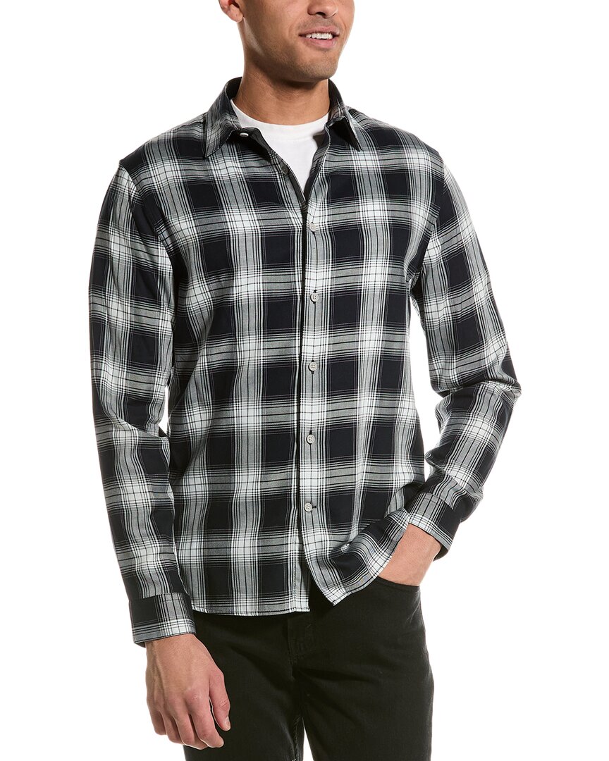 

Рубашка Vince Sequoia Plaid Classic Fit, синий