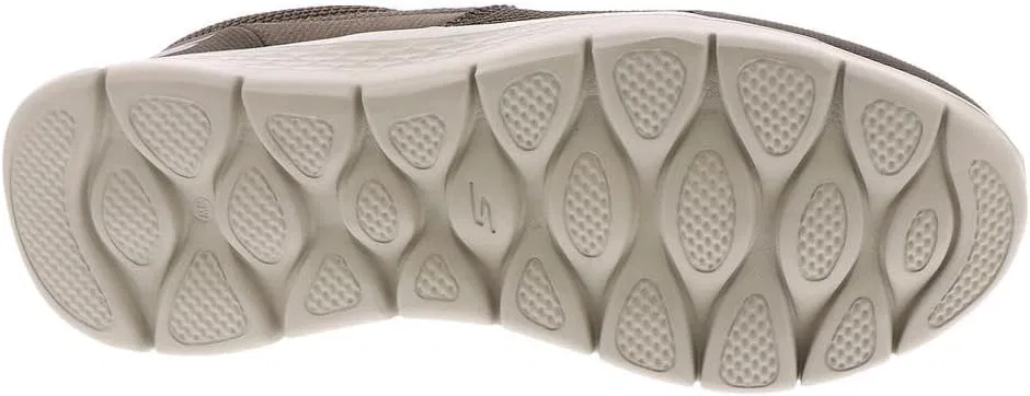 Мужские кроссовки Skechers Go Walk Flex Impeccable II, Khaki Textile — фото 4
