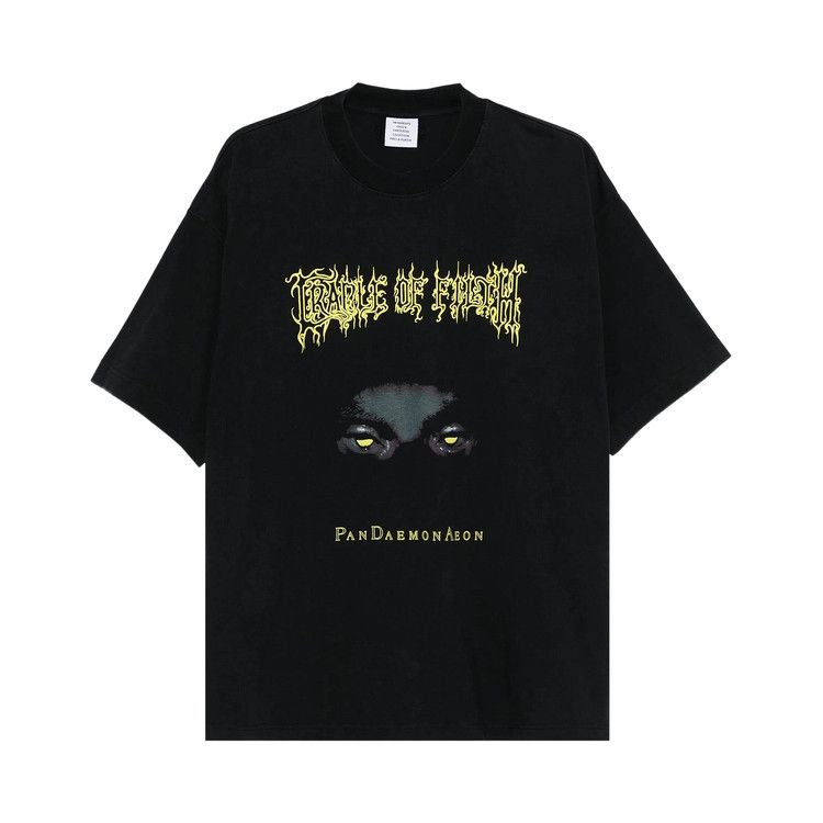 

Футболка Vetements Graphic Oversized T-Shirt, Washed Black
