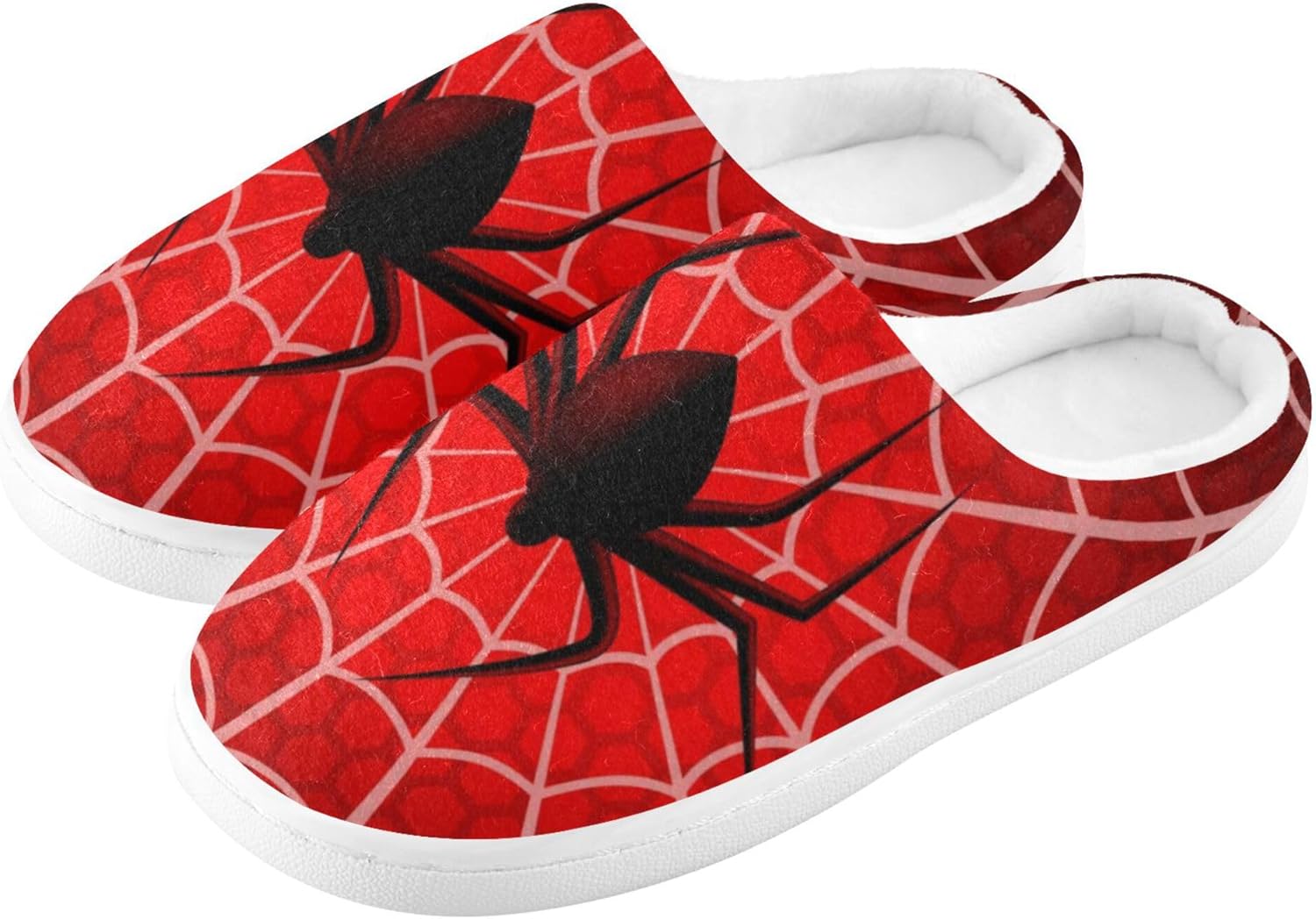 

Тапочки для женщин и мужчин, домашние тапочки с эффектом памяти для использования дома, на улице и в спальне Glaphy, красный