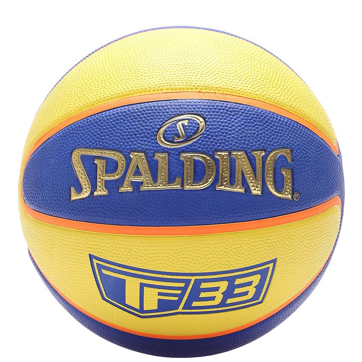 

TF-33 Золотой резиновый баскетбольный мяч FIBA Spalding, цвет Blau/Gelb