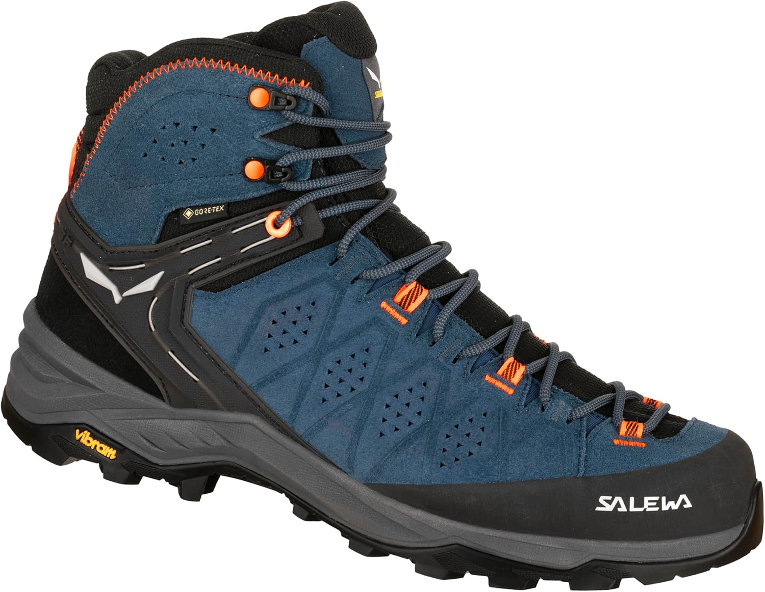 Мужские походные ботинки Salewa Alp Trainer 2 Mid Gore-Tex водонепроницаемые GTX, оранжевый — фото 3