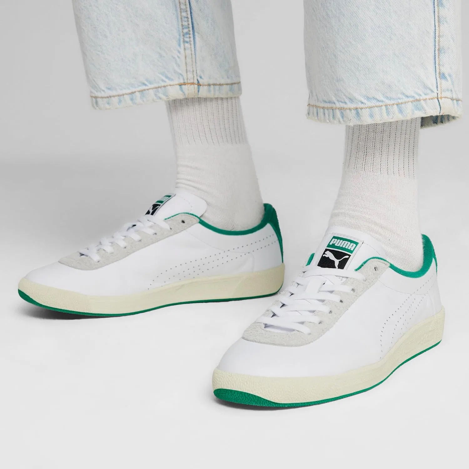 Мужские кроссовки PUMA Star OG, Puma White Archive Green — фото 2