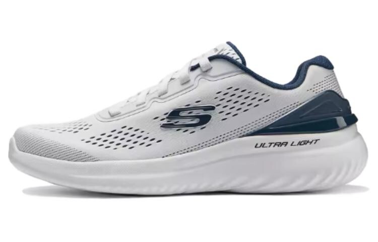 

Кроссовки мужские низкие серые/синие Skechers
