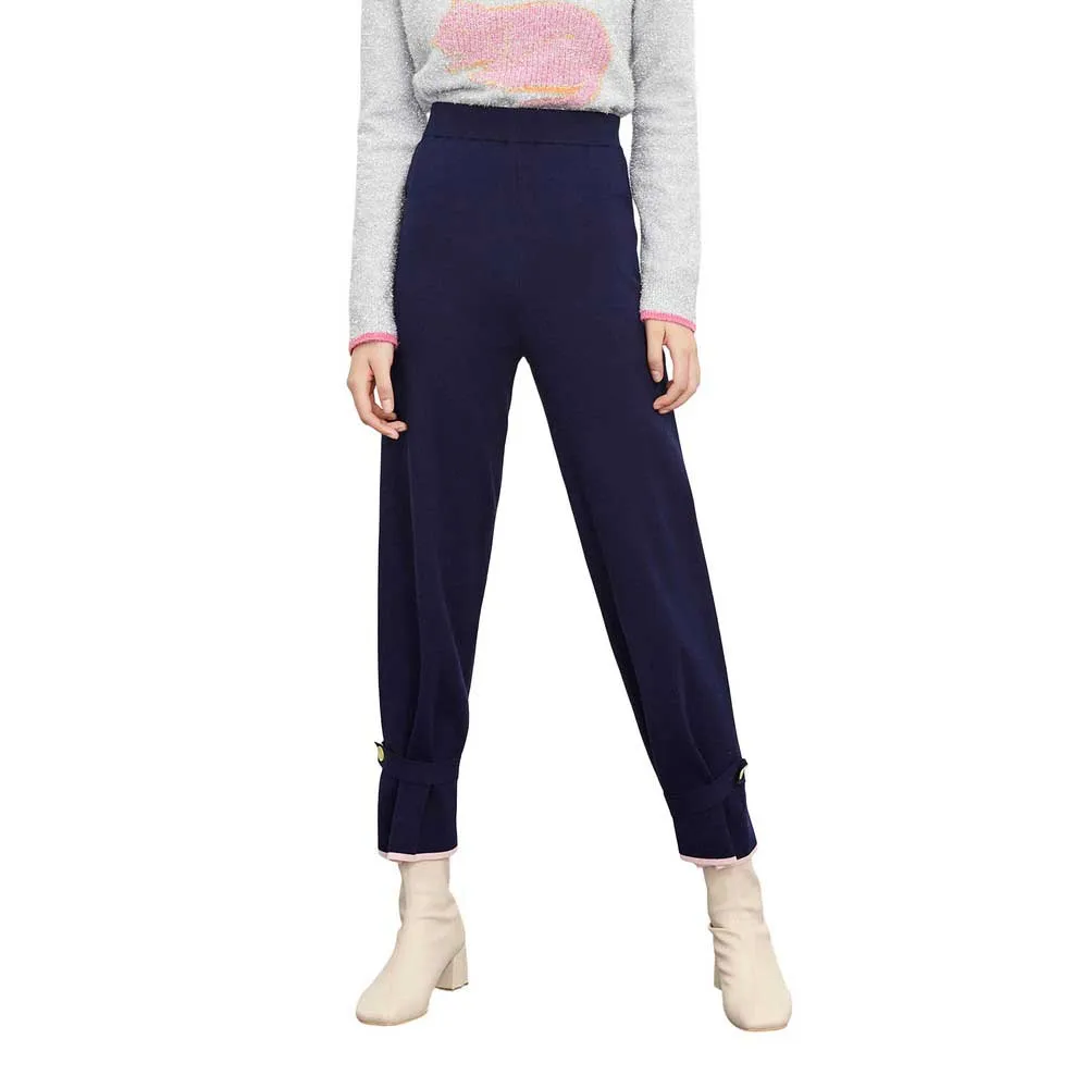 

Брюки Lily Casual Flat Machine Straight, синий