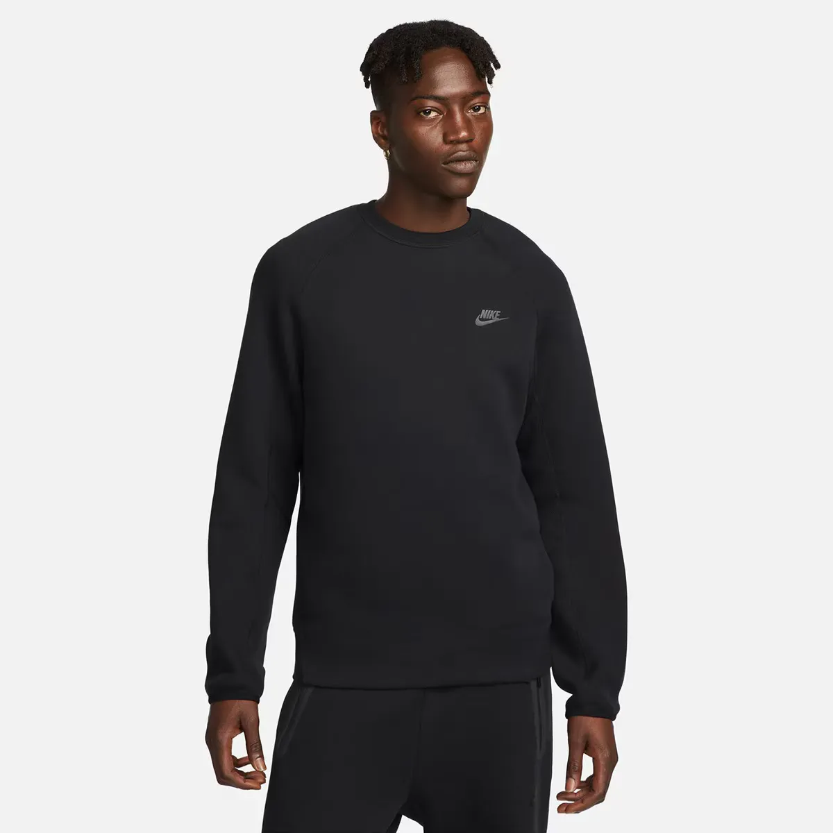 

Мужская толстовка Nike Tech Fleece Crew, чёрный