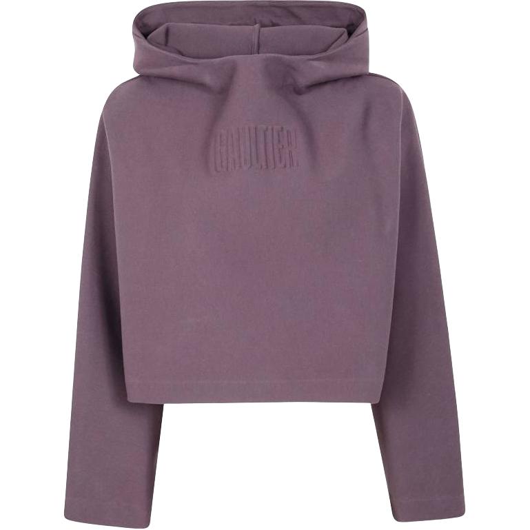 

Толстовка с тисненым логотипом Jean Paul Gaultier, фиолетовый