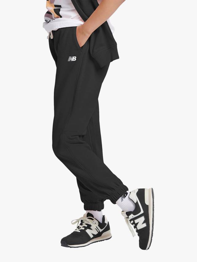 Детские джоггеры с маленьким логотипом New Balance, Caviar — фото 2