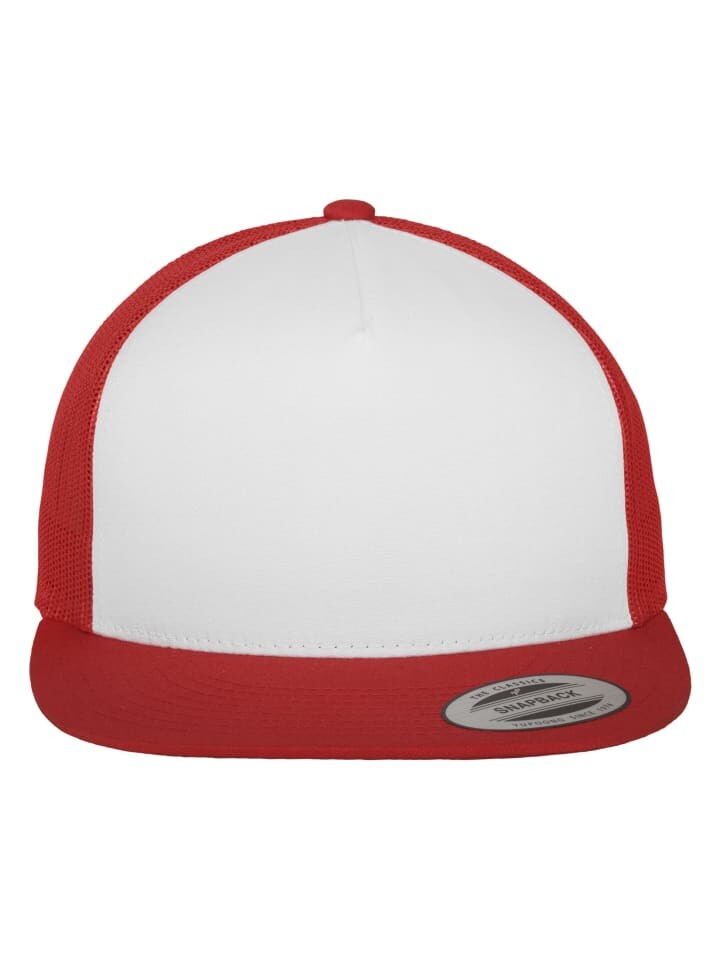 

Бейсболка Flexfit Trucker, цвет red/wht/red