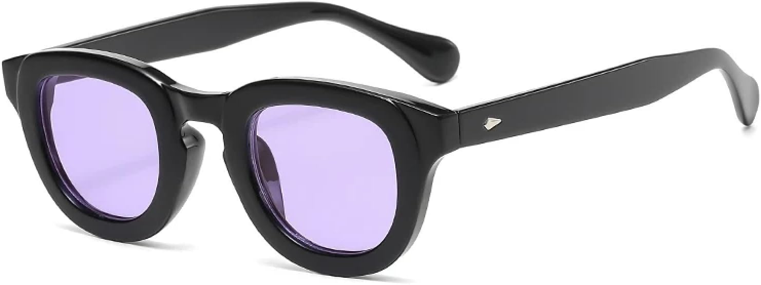 

Солнцезащитные очки с защитой UV400 | Женские, разноцветные, овальная оправа, толстые | Для женщин и мужчин, для занятий спортом на открытом воздухе и вождения (черный, фиолетовый) DSVIGF, Black Purple