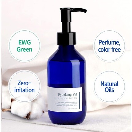 Ato Nourishing Baby Oil Натуральное масло премиум-класса, 6,42 жидких унции, Pyunkang Yul — фото 2