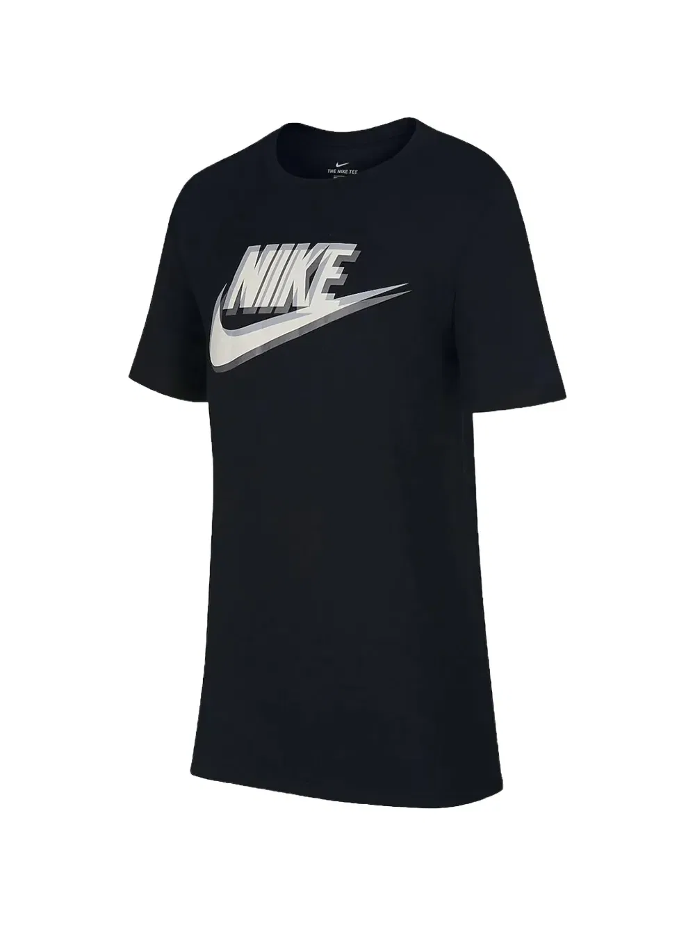 Хлопковая футболка Nike Kids, черный