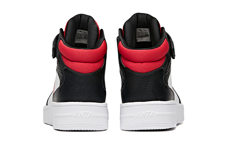 Детские кроссовки для скейтбординга GS High-top Black/ANTA White/Big Red Anta Kids — фото 4