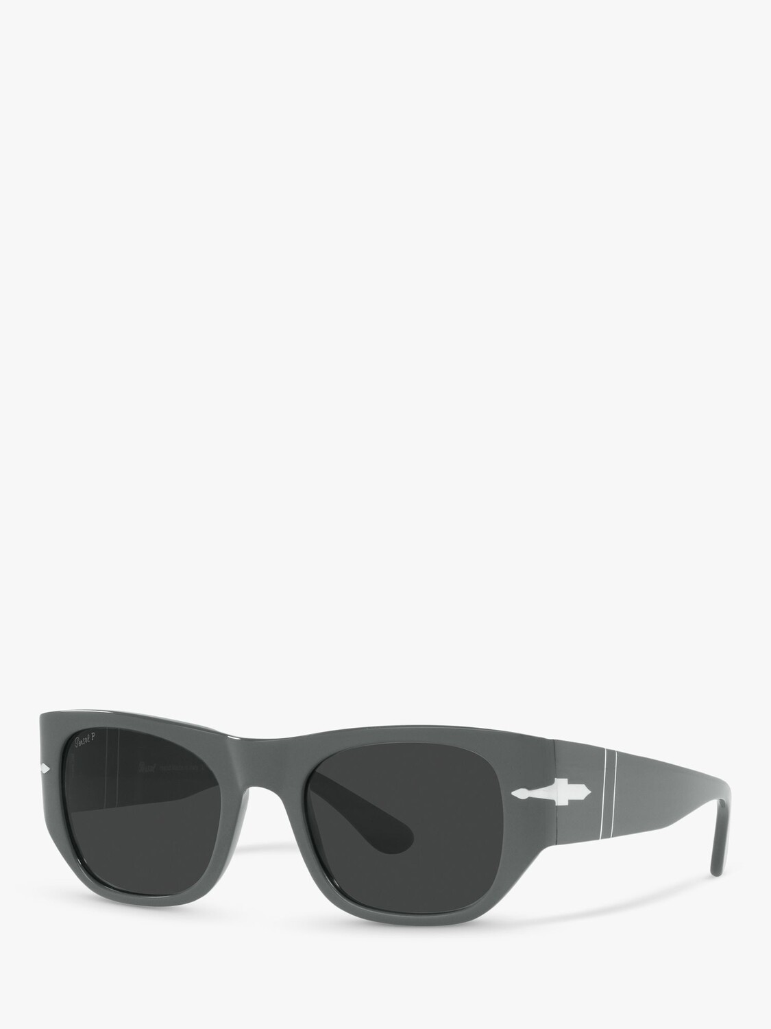

Persol PO3308S Поляризованные квадратные солнцезащитные очки унисекс, серые