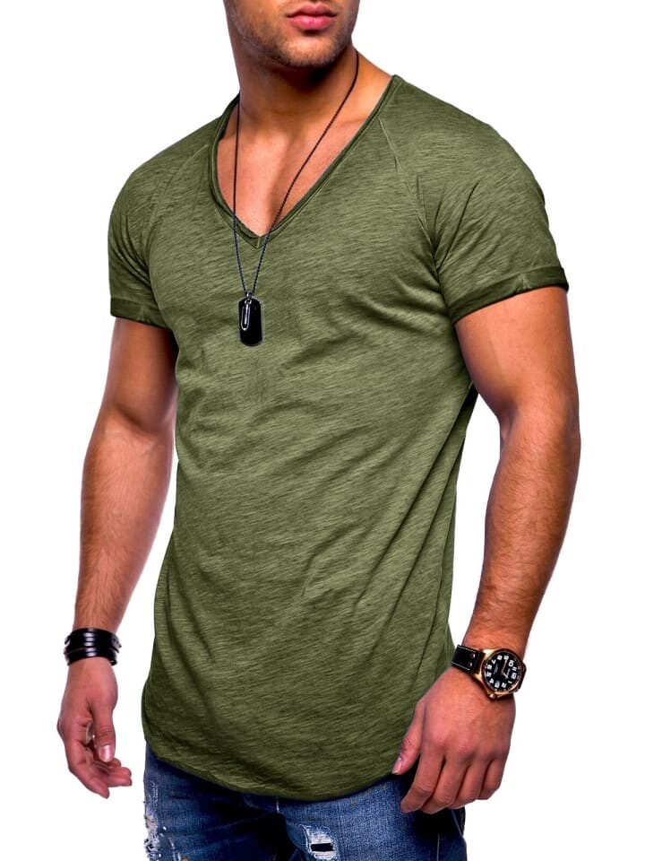 

Футболка behype, цвет khaki/wash