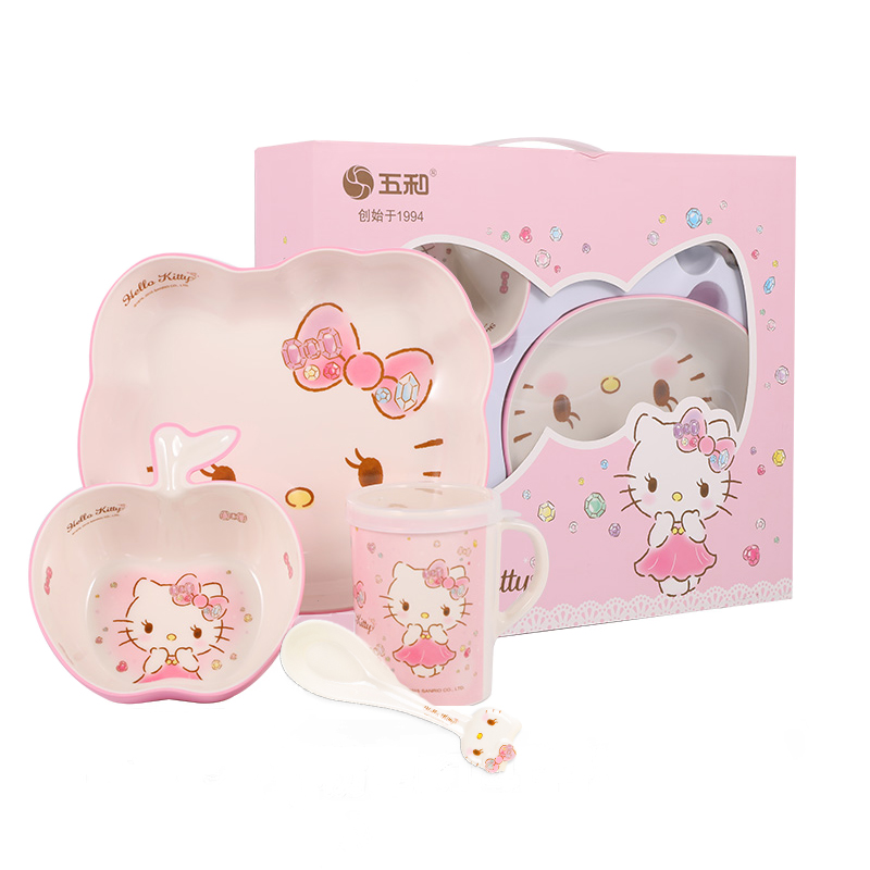 Пластиковые стаканы для воды Sanrio, Hello Kitty Five-Piece Set - 691 — фото 4