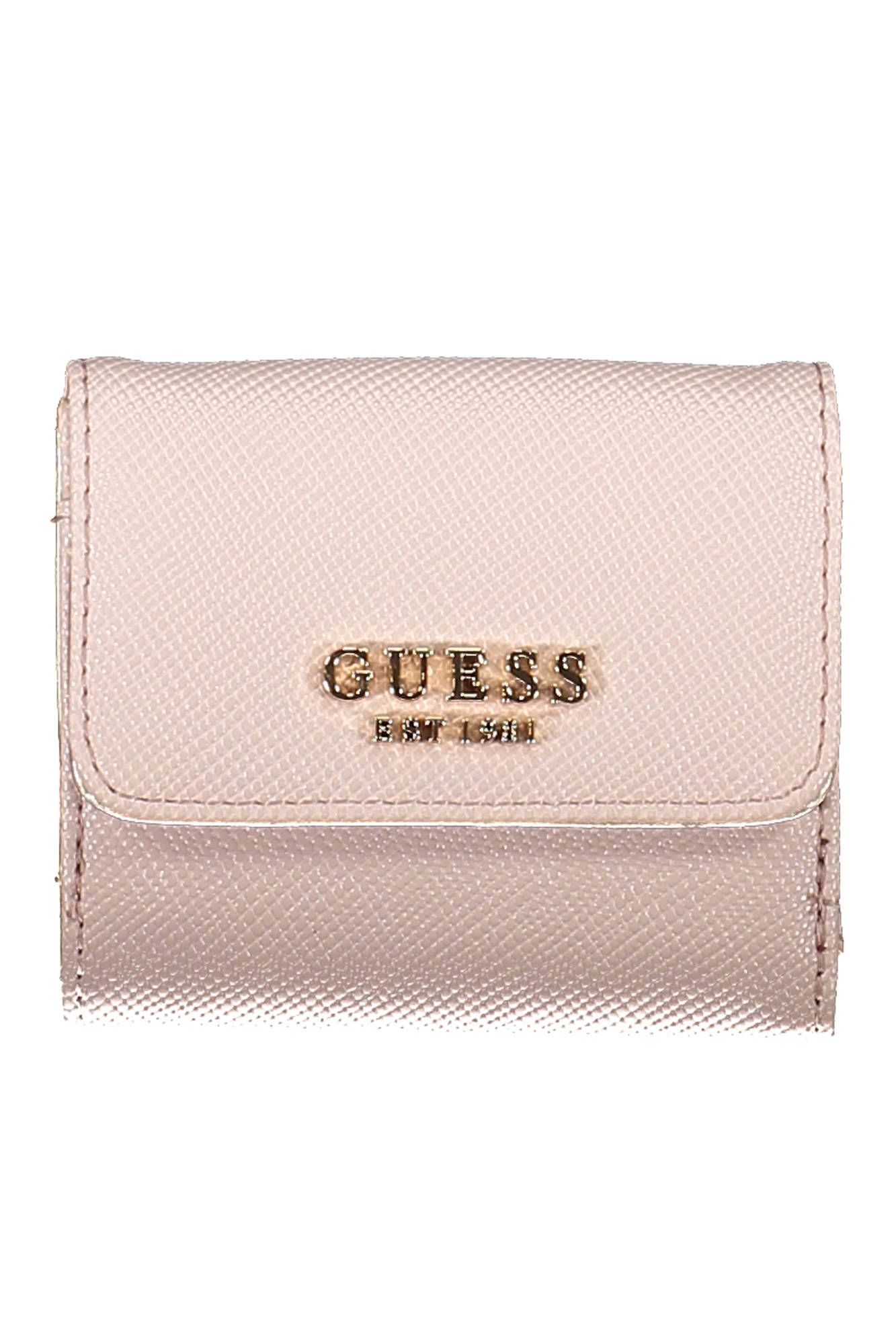 

Розовый женский кошелек из полиуретана Guess Shoes