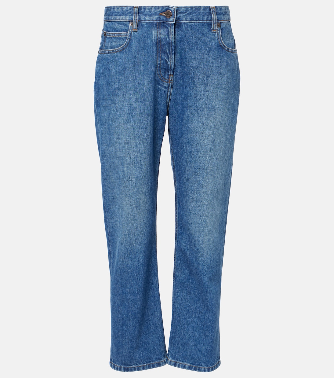 

Riaco джинсы с заниженной посадкой slim The Row, Washed Blue