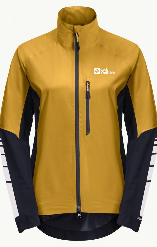 

Куртка-дождевик Jack Wolfskin Morobbia 2.5L Jkt W Texapore, золотистая, размер S