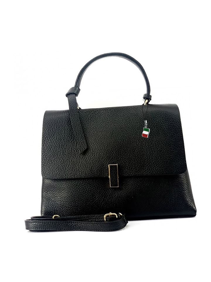 

Кожаная сумка через плечо Florence, черная, примерно 31 см Florence