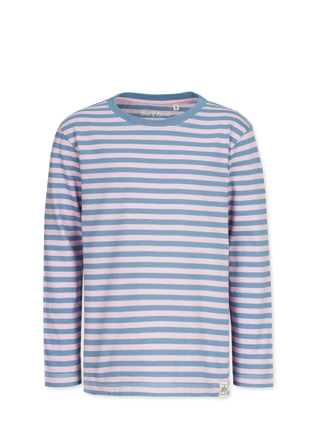 

Лонгслив Band of Rascals Striped, цвет aegean blue faded pink