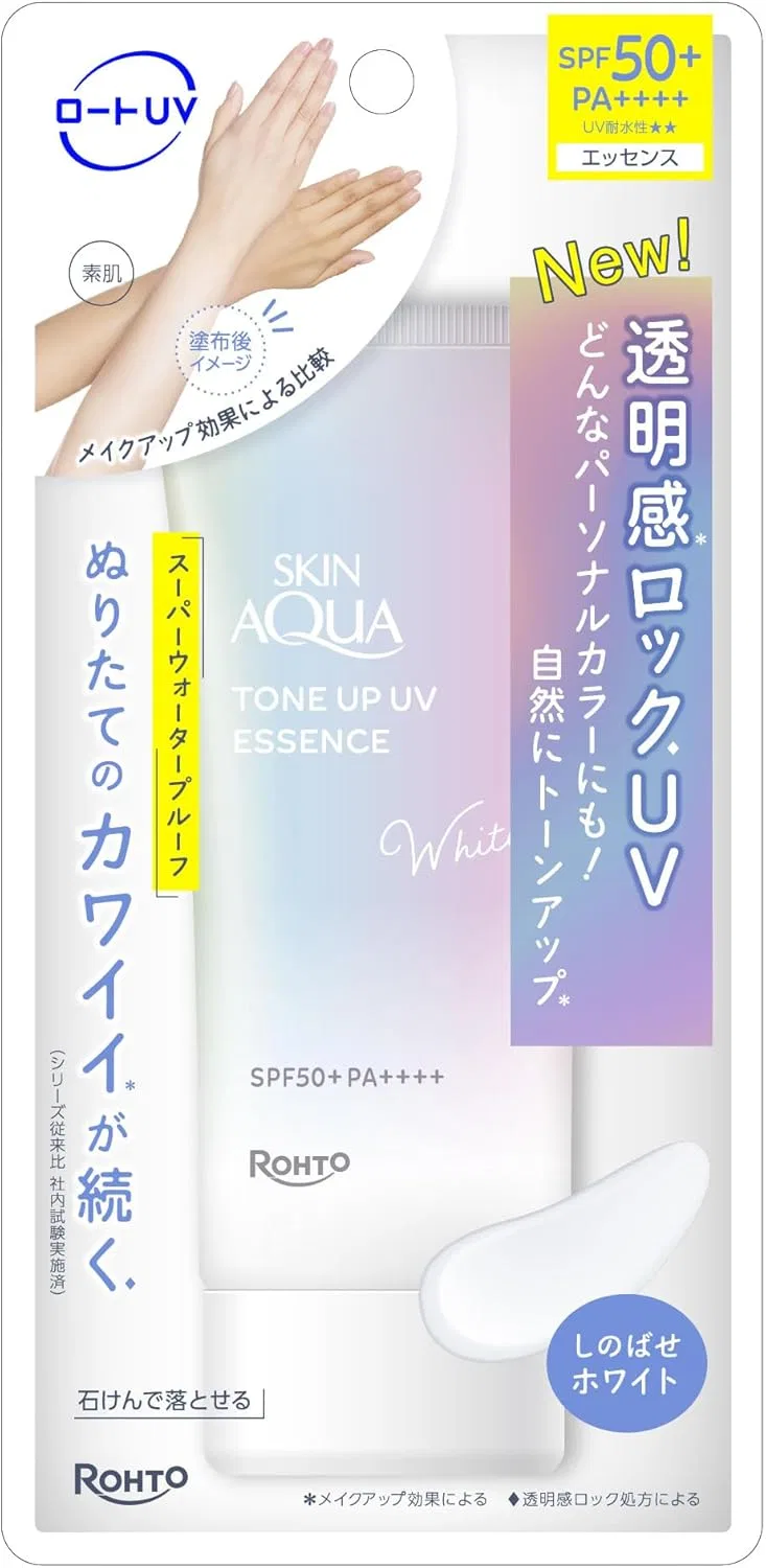 Солнцезащитная эссенция Skin Aqua Tone Up UV Essence, белый, 70 г