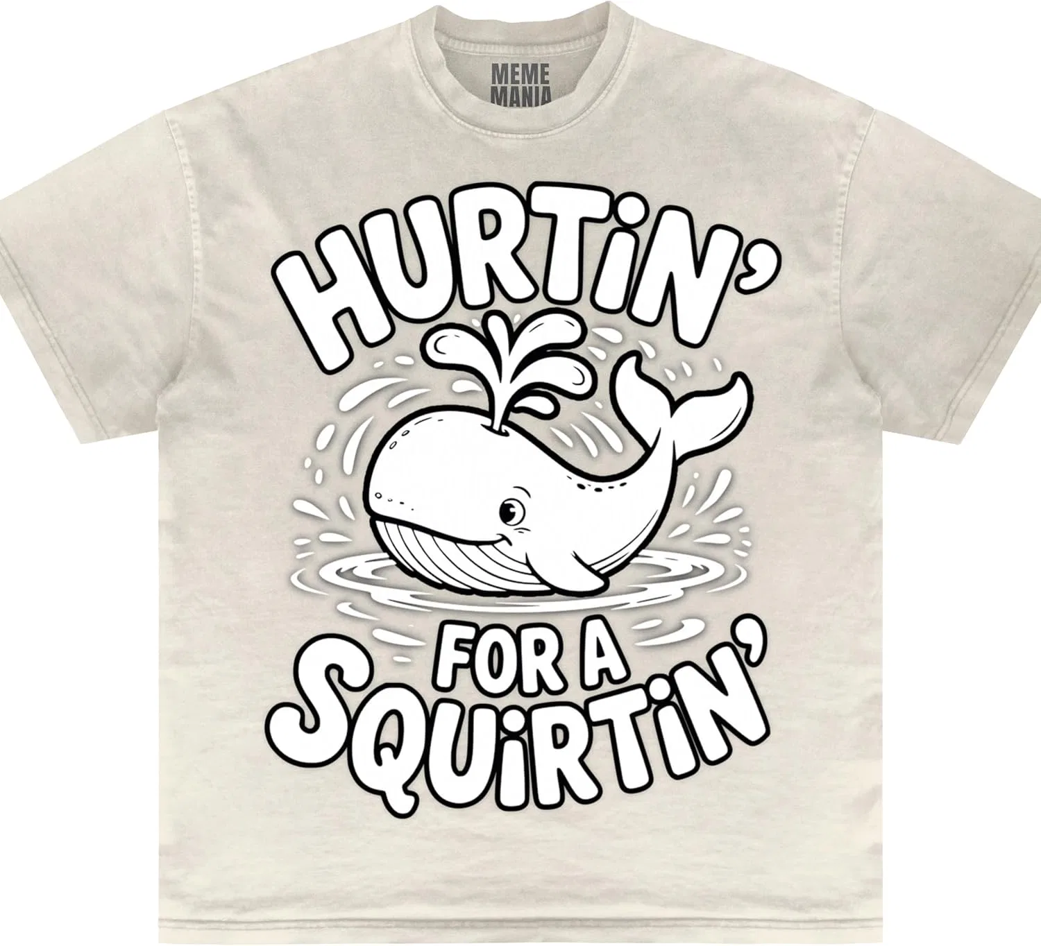 Футболка Hurtin' for A Squirtin' Shirt Inappropriate Dirty Exchange 90s Vintage Bootleg Dank Memes GENERIC, Natural